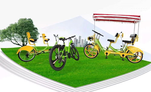 景區(qū)共享單車(chē)展示