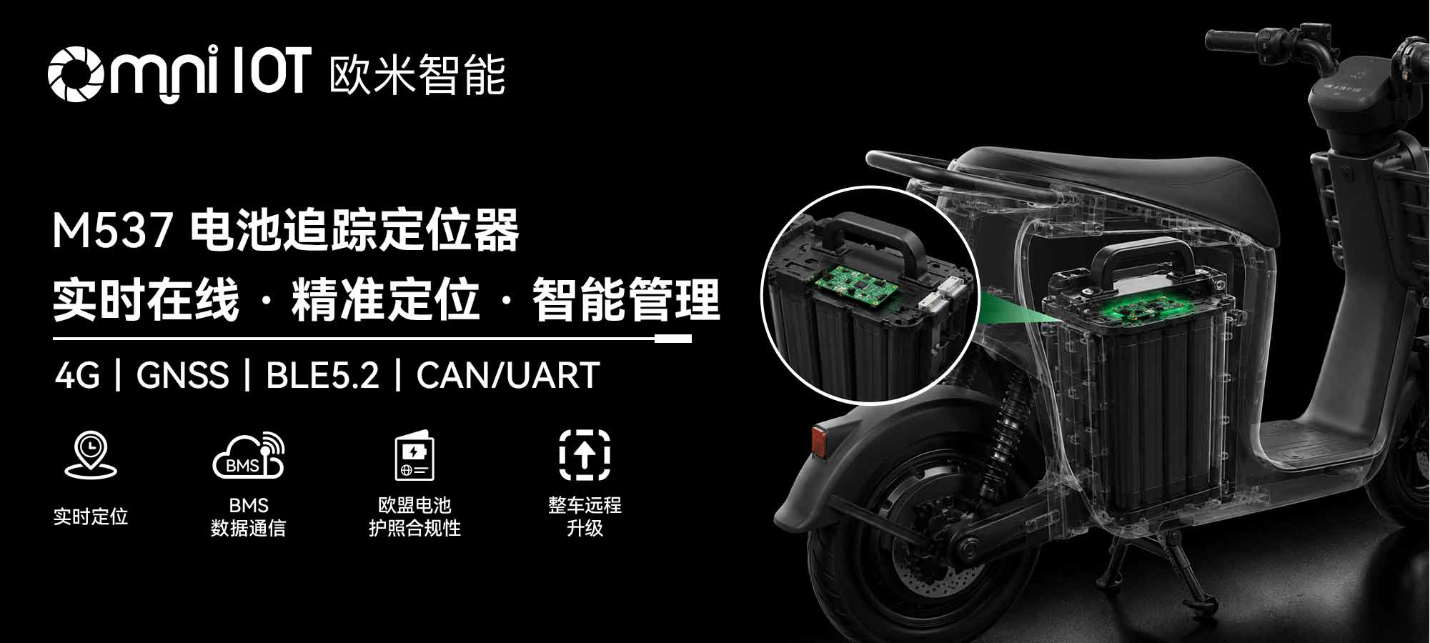 兩輪車電池追蹤IoT中控
